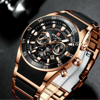 Elevate Your Style with the REWARD 81011 Luxury Chronograph!